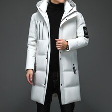 2023冬装新款中老年羽绒服男长款休闲白鸭绒外套ALXB8928-P405,男装羽绒服,电商B212（原钱塘6029）