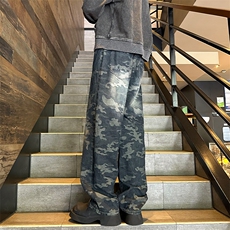 2024秋季新款外景大码美式迷彩牛仔裤M-5XGK24722-P50，男装牛仔裤，电商A022