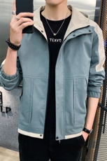 2021春秋季主推新品连帽夹克男外套男休闲大码夹克2062-P68，男装夹克，星座217-4