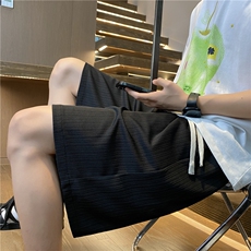 抖音品质夏季新款简约透气休闲冰丝短裤B315-K25560-特p25控48，男装牛仔裤，电商B315