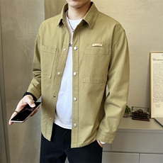 秋季衬衫款夹克外套男士新品宽松工装潮流上衣C601-P98，男装夹克，电商A237