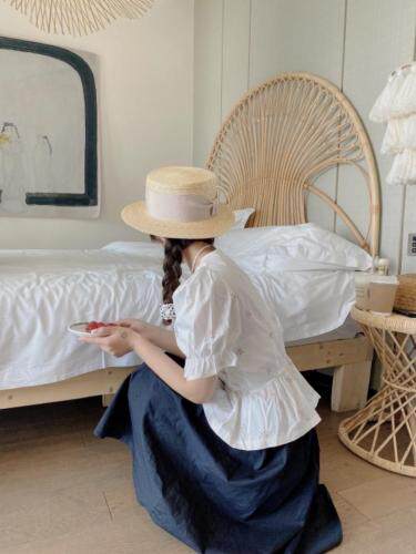 韩系刺绣小衫，其它，艾米缇