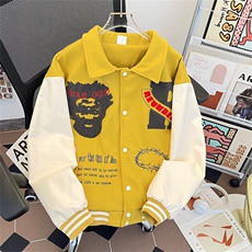J9965-P73新款美式原创拼接撞色潮牌设计感夹克外套，男装夹克，星座617A-2