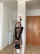 秋装新款连衣裙，女装连衣裙，雨恋依香