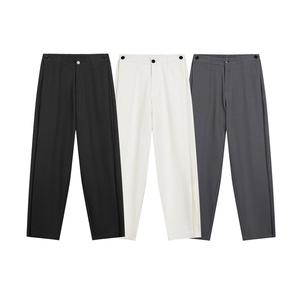 垂感阔腿西装裤cleanfit高级感直筒休闲长裤504-K868-P40控68图片