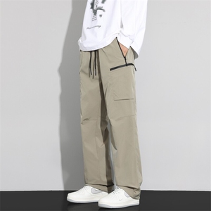 秋季现货工装裤子男宽松潮牌直筒束脚裤DSA157-1-K2509-特P50图片