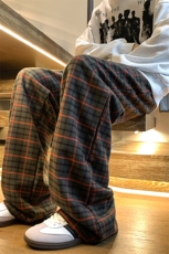 加厚保暖潮牌直筒拖地阔腿裤毛呢裤男女225-2-20832-p48控78，男装休闲裤，星座225-2