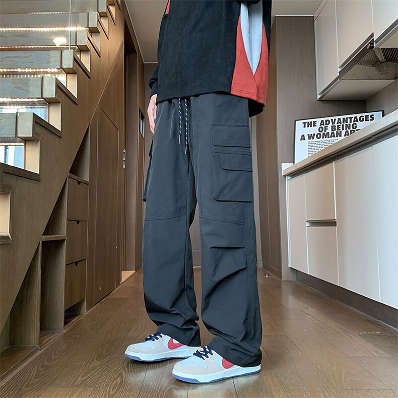 现货！秋冬男士大码工装裤冲锋裤宽松休闲裤K75-特批38-控68,男装休闲裤,星座617B