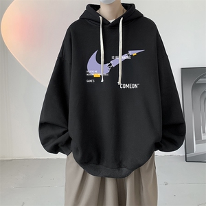 连帽卫衣男大码运动服帽衫外套WY2259-P35 加绒款-P40图片