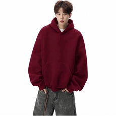 【XZ1112-1爆品】棉卫衣连帽男女款纯色基础款460gP40Y007，男装卫衣，星座1112-1