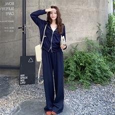 新款现货主推连帽卫衣二件套2C129-2602-P165-K248找同款，女装套装/套裙，2C129
