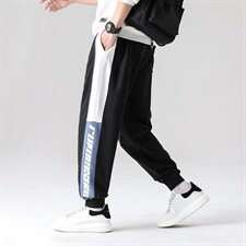 7XL-M休闲运动卫裤男2023春季新款加肥加大码学生长裤休闲裤控79图片