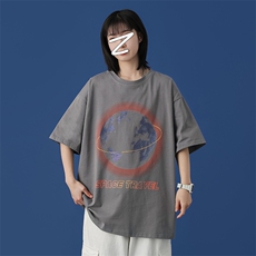 数据款仿纯短袖t恤男新款百搭宽松潮流休闲T恤衫TC3095-P25，男装T恤，星座717