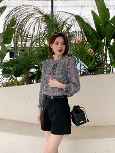 【现货】夏季新款条纹小衫图片