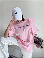 垫肩大版T恤，女装T恤，YSQ Boomboom