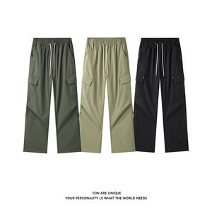 现货秋季新款美式工装冲锋裤男潮流户外休闲伞兵裤子-A2230TP38图片