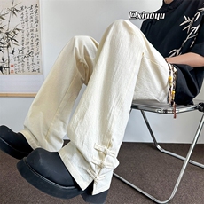 XZ616春夏季新款新中式盘扣设计款休闲裤TY2445特P30控58，男装休闲裤，星座512A（原616）