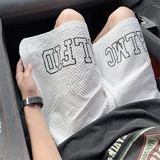 夏季新款泡泡纱印花新款男女同款短裤XZ102B-1-DK2506P20，男装牛仔裤，星座102B-1