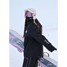 24冬款户外防风防水保暖防风袖连帽滑雪服外套男女同款HF66-P165，男装棉衣，电商A001-1