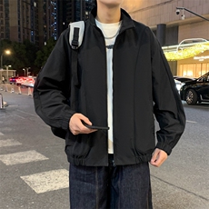 2025秋季新款现货纯色时尚立领夹克男外套DSA157-1-J2537-P81，男装夹克，电商A157-1