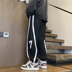 抖音得物品质卫裤212-2-WY183-特P40华棉300克复合牛奶丝，男装休闲裤，星座808A-1