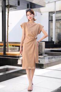 夏装新款连衣裙，女装连衣裙，水恋百合