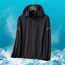 UPF50+夏季时尚防晒外套冰丝薄款高防晒轻便舒适户外防晒2239P60，男装防晒衣，电商A128