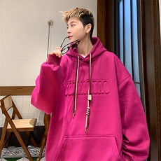 抖音品质现货2025春装新款美式钢印连帽卫衣A158-WY66-P55，男装卫衣，电商A158