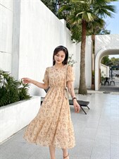 夏季新款碎花连衣裙，女装连衣裙，锦心绣