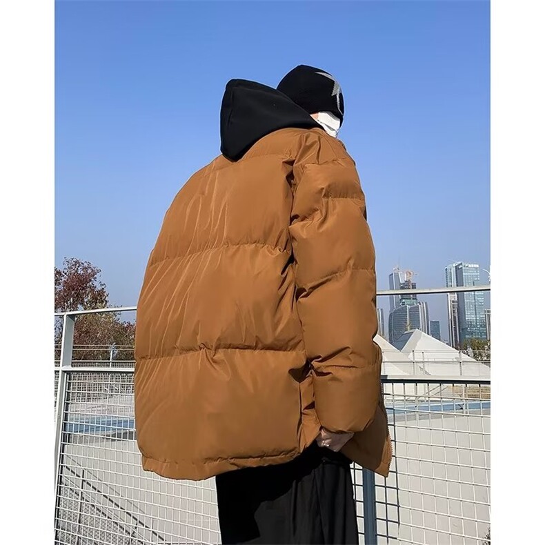 棉服男韩版潮流高街帅气加厚2024冬季ins宽松棉衣外套MF128-P75，男装棉衣，星座412-3