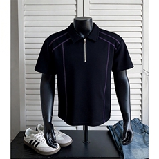 2026主推款速干抗菌哈苏线明线拼接POLO衫短袖DT112-特P28，男装T恤，电商C307