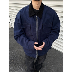 美式潮牌工装夹克男春小个子街头上衣简约百搭休闲外套JK1180-P98图片