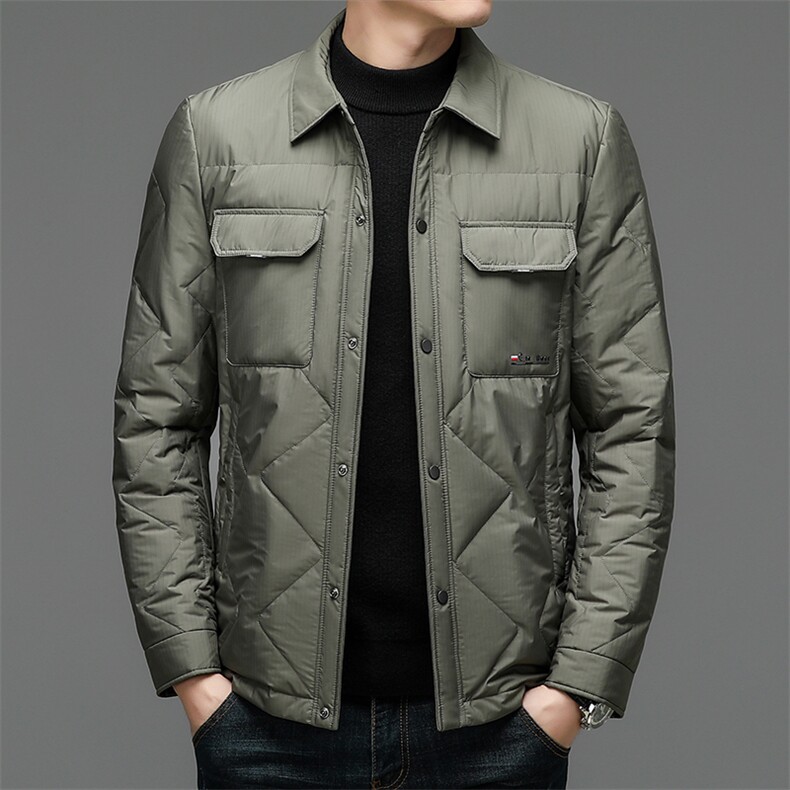CHL22343钱塘2020-2中年男士商务休闲简约百搭冬季羽绒服P250,男装羽绒服,钱塘207-2