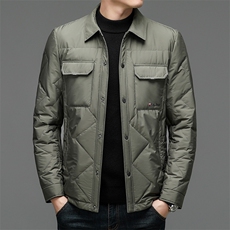 CHL22343钱塘2020-2中年男士商务休闲简约百搭冬季羽绒服P250，男装羽绒服，钱塘207-2