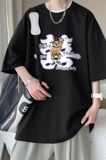 230g重磅纯棉短袖t恤男大码半袖半截袖DX17306-P20，男装T恤，电商A040