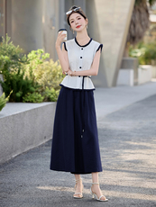 2026减龄高级感穿搭小香风流苏上衣阔腿裤时尚洋气两件套女SF8212，女装套装/套裙，尚洛菲