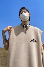 华夫格背心直播高品质重磅220克山印花HB7143-P25控38，男装背心/马甲，星座508（原C305）