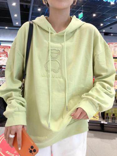 烫钻带帽卫，女装，一杭