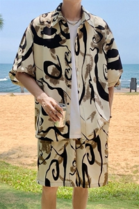泼墨套装TZ77808特P45 衬衫DCS77809特P27 DK77810特P18 套装控88图片