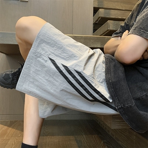 夏季速干条纹织带拼接短裤 XZ604-DK211-特P25控48图片
