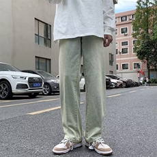 牛仔裤复古美式休闲裤潮牌宽松直筒长裤男女秋冬N0506-P43，男装牛仔裤，星座308B-1