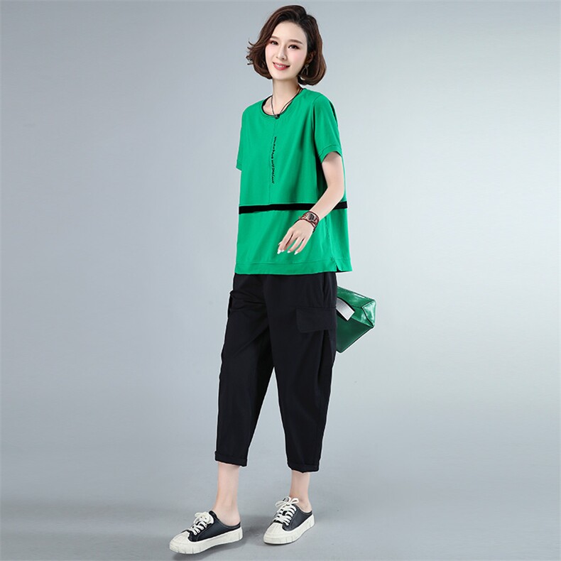时尚刺绣上衣套装裤851-优雅气质女装显瘦百搭舒适休闲,女装套装/套裙,依恋蒂丝