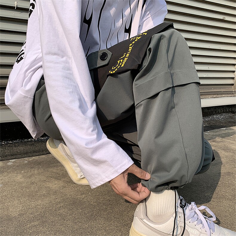 春季大码男装休闲裤工装宽松九分裤A300-K507-M-5XL-P38,男装休闲裤,天晨