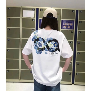 万针全刺绣解构设计260克重磅双纱纯棉高品质美式高街短袖T恤特39图片