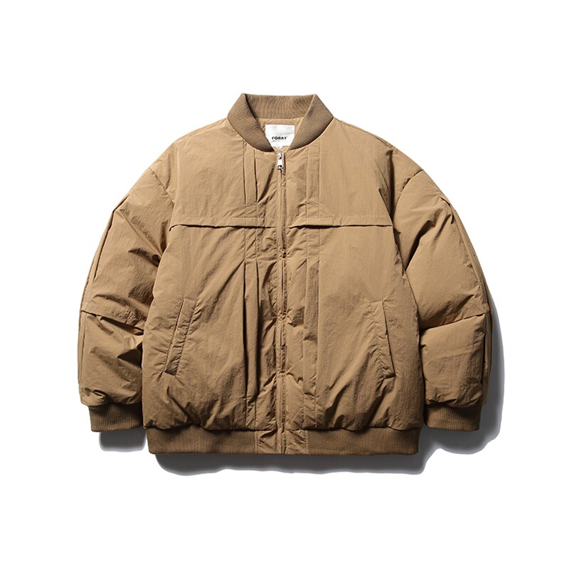 南夏乔装2025冬款纯色立体裁剪褶皱装饰立领羽绒服日潮90羽绒袄男,男装羽绒服,电商S006（B521）