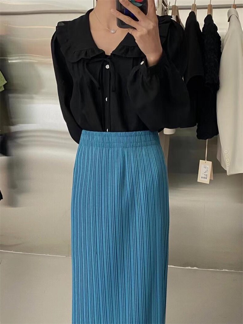 花边领衬衣，其它，POHIO葆伊