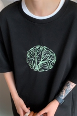 量大优供视频菠萝格套装刺绣短袖男大码M-5XTX27-特P23，男装T恤，电商B325