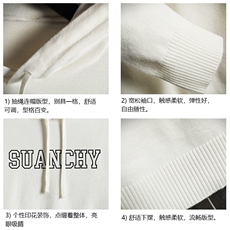 LM68229-P58加绒款-P68连帽毛衣男大码带帽针织衫男毛线衣网格，男装针织衫/毛衣，电商A040A