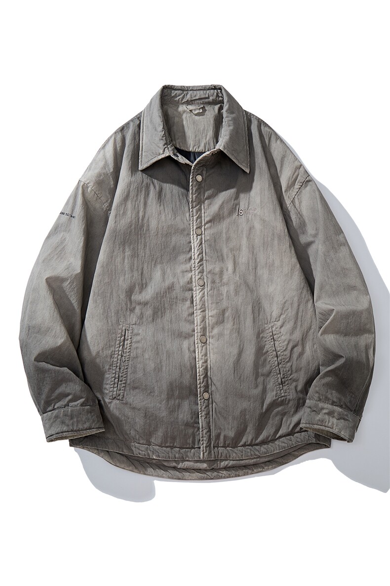 男士短款立领衬衫羽绒服D213-3577-P305,男装衬衫,电商D213