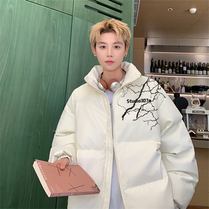 主推款！港风加厚棉衣潮三防面料羽绒棉服外套男 M6662-P118图片